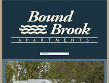 Tablet Screenshot of boundbrookapartments.com